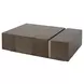 Carino Cocoa and Gold Rectangular Cocktail Table