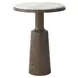 Carino Cocoa and Beige Round Occasional Table Set