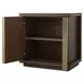 Carino Cocoa and Gold 2 Door Accent Chest