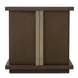Carino Cocoa and Gold 2 Door Accent Chest