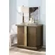 Carino Cocoa and Gold 2 Door Accent Chest