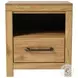 Pasklyn Brown 1 Drawer Nightstand