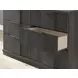 Agrander Dark Brown 6 Drawer Dresser