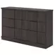 Agrander Dark Brown 6 Drawer Dresser