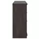 Agrander Dark Brown 6 Drawer Dresser