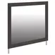Agrander Dark Brown Rectangular Dresser Mirror