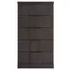 Agrander Dark Brown 5 Drawer Chest