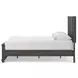 Agrander Dark Brown Queen Panel Platform Bed