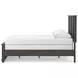 Agrander Dark Brown Queen Panel Bed