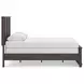 Agrander Dark Brown Queen Panel Bed