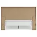 Agrander Dark Brown King Panel Bed