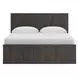 Agrander Dark Brown King Panel Bed