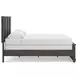 Agrander Dark Brown King Panel Bed