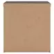 Agrander Dark Brown 2 Drawer Nightstand with USB Charging
