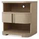 Carino Sand Cerused and Beige King Upholstered Canopy Bedroom Set