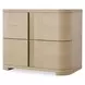 Carino Sand Cerused and Beige King Upholstered Canopy Bedroom Set