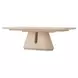 Carino Sand Cerused 132" Extendable Rectangular Dining Table