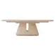 Carino Sand Cerused 132" Extendable Rectangular Dining Table