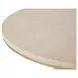 Carino Sand Cerused and Gold 64" Round Dining Table