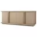 Carino Sand Cerused and Gold Round Dining Room Set