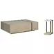 Carino Sand Cerused and Gold Rectangular Occasional Table Set