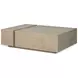 Carino Sand Cerused and Gold Rectangular Occasional Table Set
