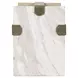 Carino Sand Cerused and Beige Rectangular Marble Top Drinks Table