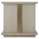 Carino Sand Cerused and Gold 2 Door Accent Chest