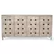Hearthwood Wooden Weave Grey Wash 4 Door Credenza