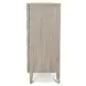 Hearthwood Wooden Weave Grey Wash 4 Door Credenza