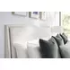 Carino Frost and Beige King Upholstered Panel Bed