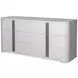 Carino Frost and Beige Upholstered Panel Bedroom Set