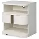 Carino Frost and Beige Upholstered Panel Bedroom Set