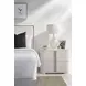 Carino Frost and Gray 2 Drawer Nightstand