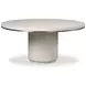 Carino Frost and Gray Round Dining Room Set