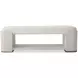 Carino Frost and Beige Upholstered Panel Bedroom Set