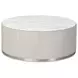 Carino Frost and Beige Round Occasional Table Set