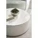 Carino Frost and Beige Round Marble Top Cocktail Table