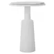 Carino Frost and Beige Round Occasional Table Set