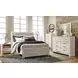 Bellaby Whitewash 7 Drawer Dresser and Rectangular Mirror