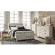 Bellaby Whitewash 7 Drawer Dresser and Rectangular Mirror