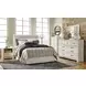 Bellaby Whitewash 7 Drawer Dresser and Rectangular Mirror