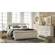 Bellaby Whitewash 7 Drawer Dresser and Rectangular Mirror