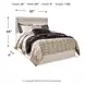 Bellaby Whitewash Queen Panel Headboard