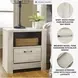 Bellaby Whitewash One Drawer Nightstand