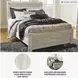 Bellaby Whitewash Queen Panel Bed