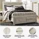 Bellaby Whitewash Queen Platform Storage Bed