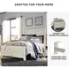 Bellaby Whitewash Queen Crossbuck Panel Bed