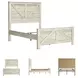Bellaby Whitewash Queen Crossbuck Panel Bed