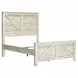 Bellaby Whitewash Queen Crossbuck Panel Bed